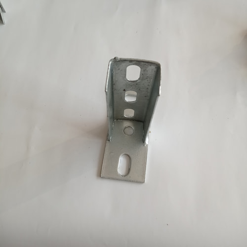 Hot-dip galvanized Q235B steel mounting base for solar panels | 5+3 model | 800g heavy-duty foundation bracket