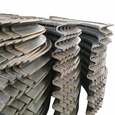 U-shaped steel bracket for solar panel installation