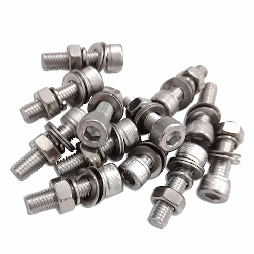 304 stainless steel hex socket head cap screw size 8x45 for bracket mounting