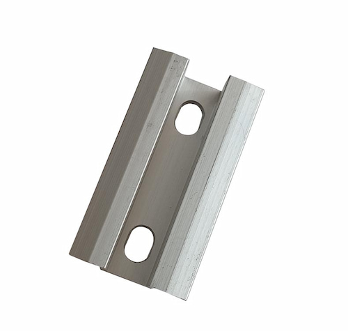 Anodized 6005-T5 Aluminum Mid Clamp 3.5x60 for Solar Panel Mounting