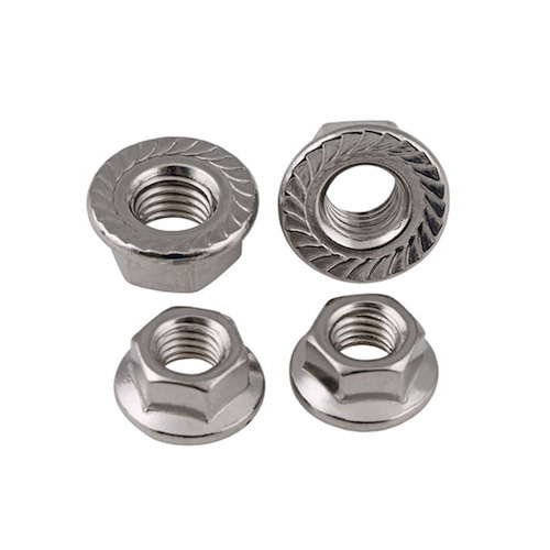Hot-Dip Galvanized Flange Nut M8 made of Q235B with bolt fastening